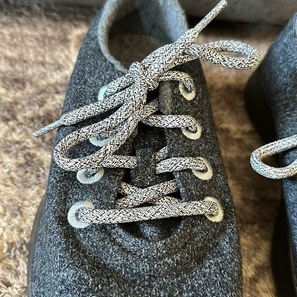 NWOT Allbirds Merino Wool Runners Shoes Gray Black Mens 8 main image 5